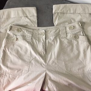Tan cargo capris